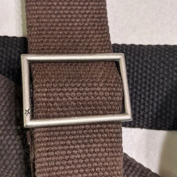 John Varvatos Dark Leather Duffel Bag - Picture 15 of 15